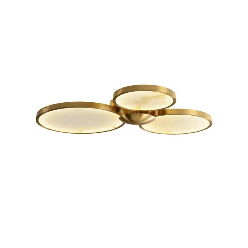 Alabaster Modern Disc Ceiling Light